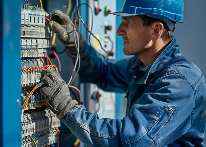 4 an electrician munich fixes fuses